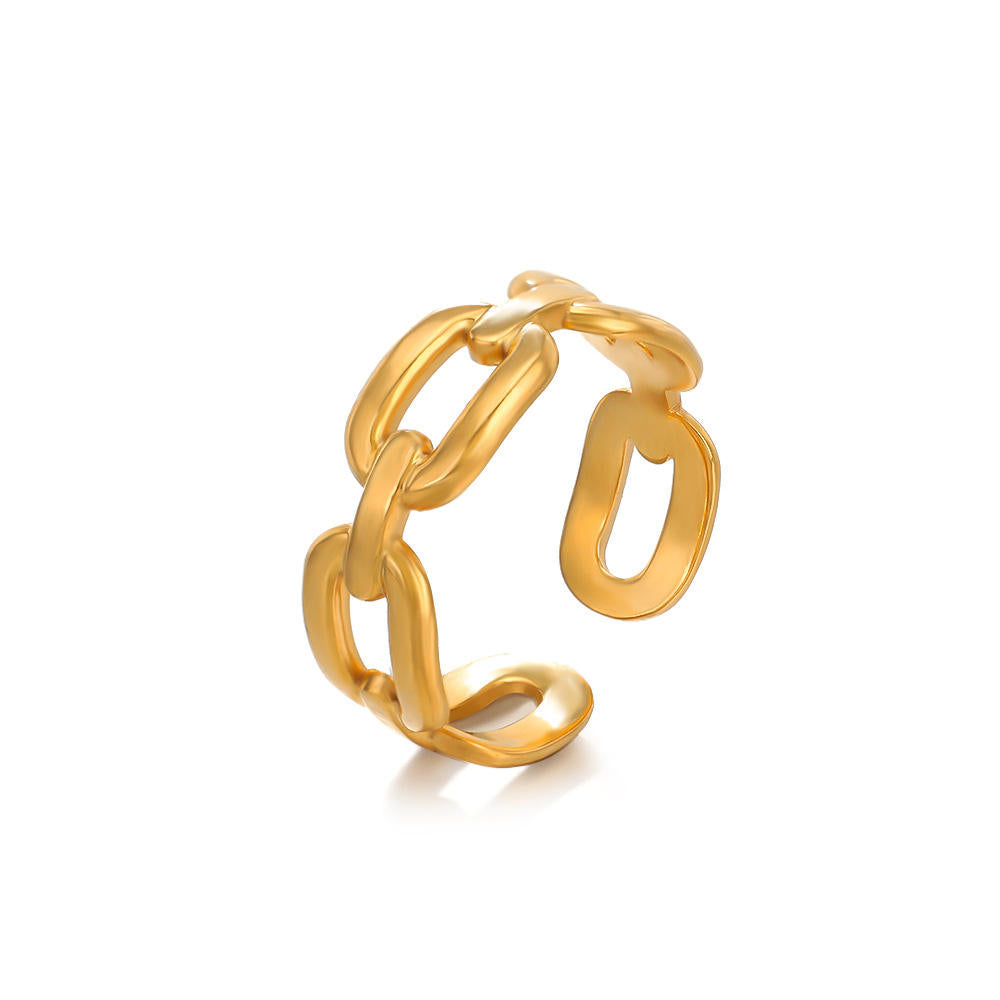 Golden Loop Ring