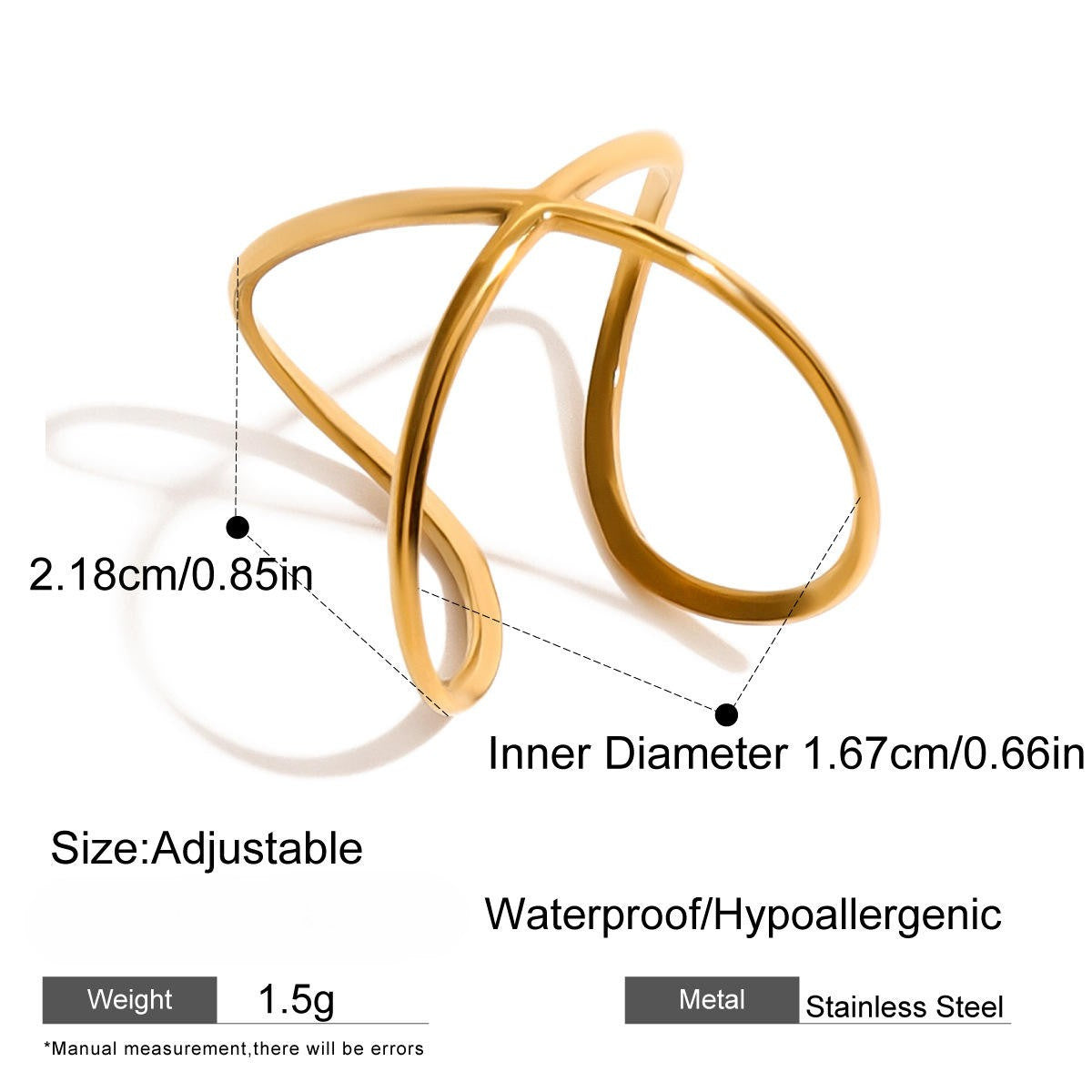 Celeste Cross Ring