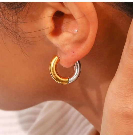 Dual Tone Hoops