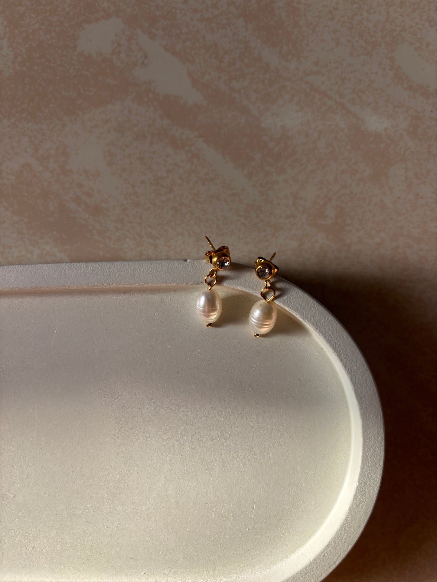 Dewdrop Pearl Studs