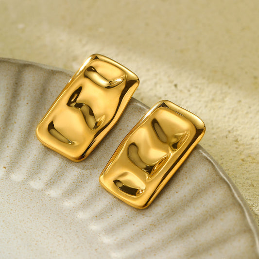 Molten Gold Studs