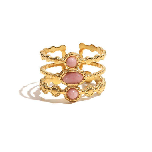 Roselle Stacked Ring
