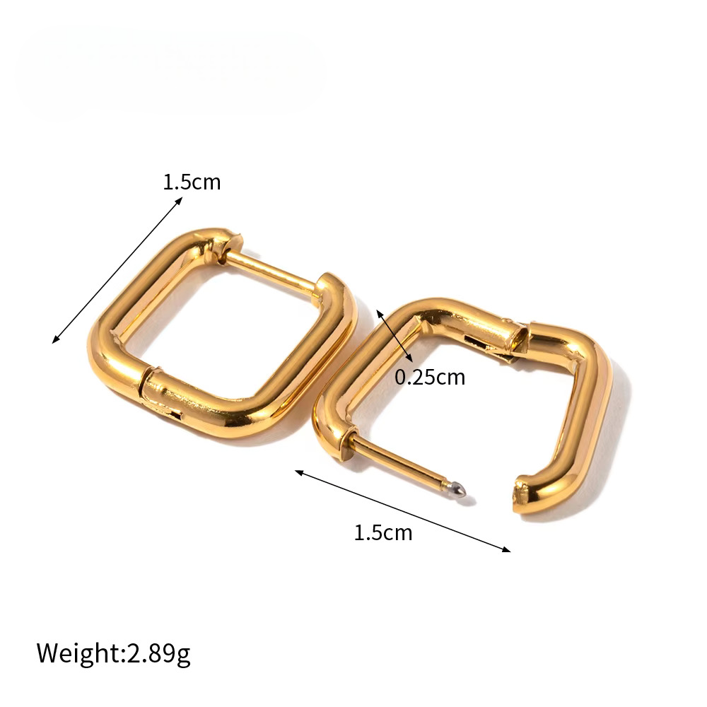 Square Hoop Earrings