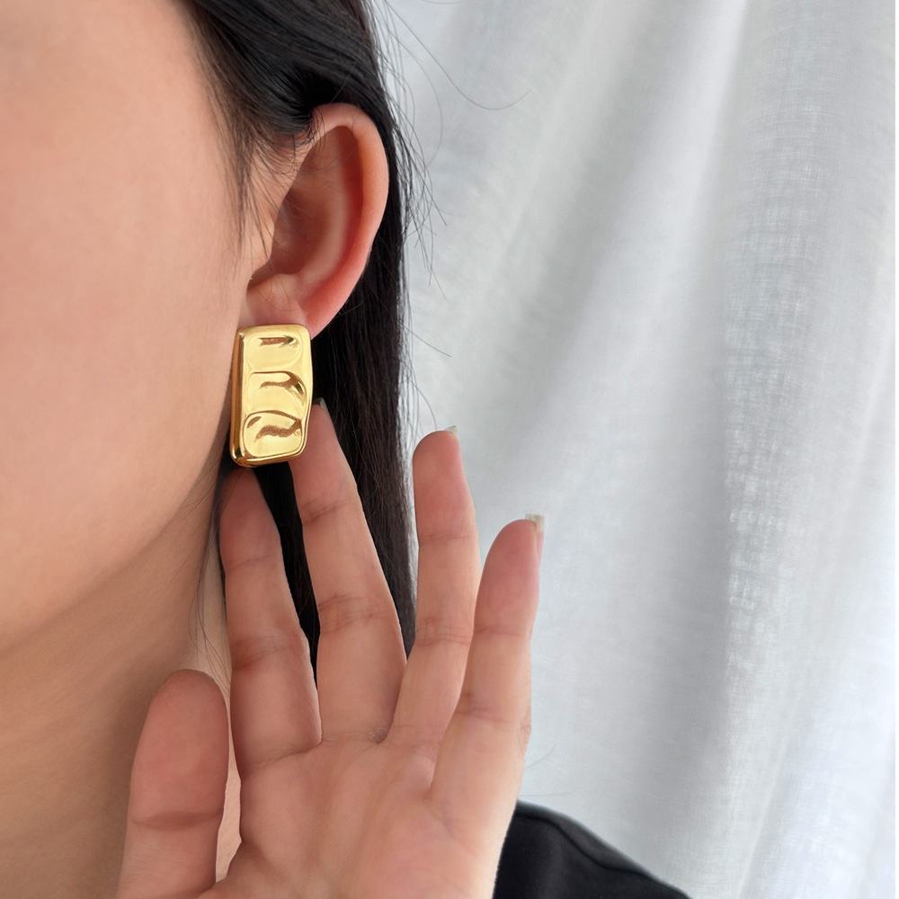 Molten Gold Studs