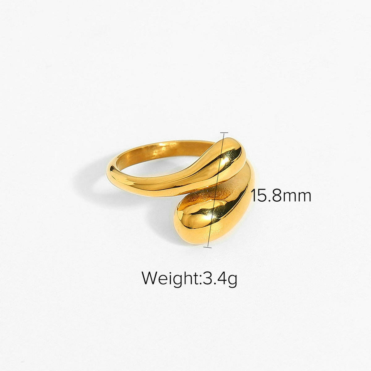 Molten Curve Ring