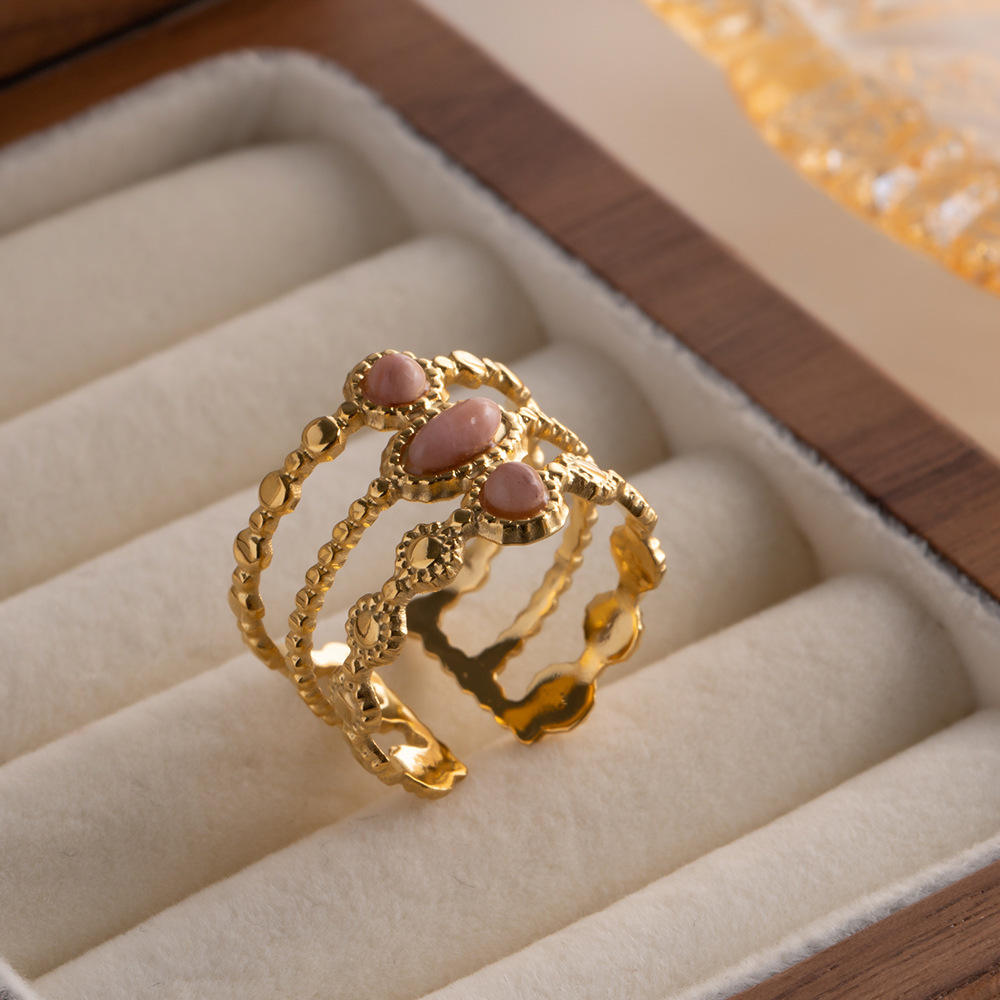 Roselle Stacked Ring